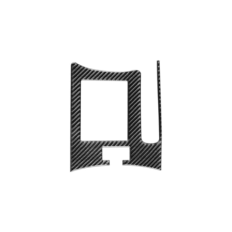 Carbon Fiber Car Handbrake Panel Decorative Sticker for Toyota RAV4, showcasing a sleek design and lightweight material.