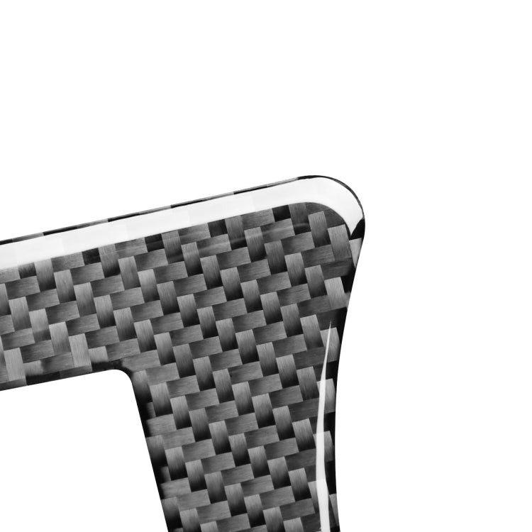 Carbon Fiber Car Handbrake Panel Decorative Sticker for Toyota RAV4, showcasing a sleek design and lightweight material.