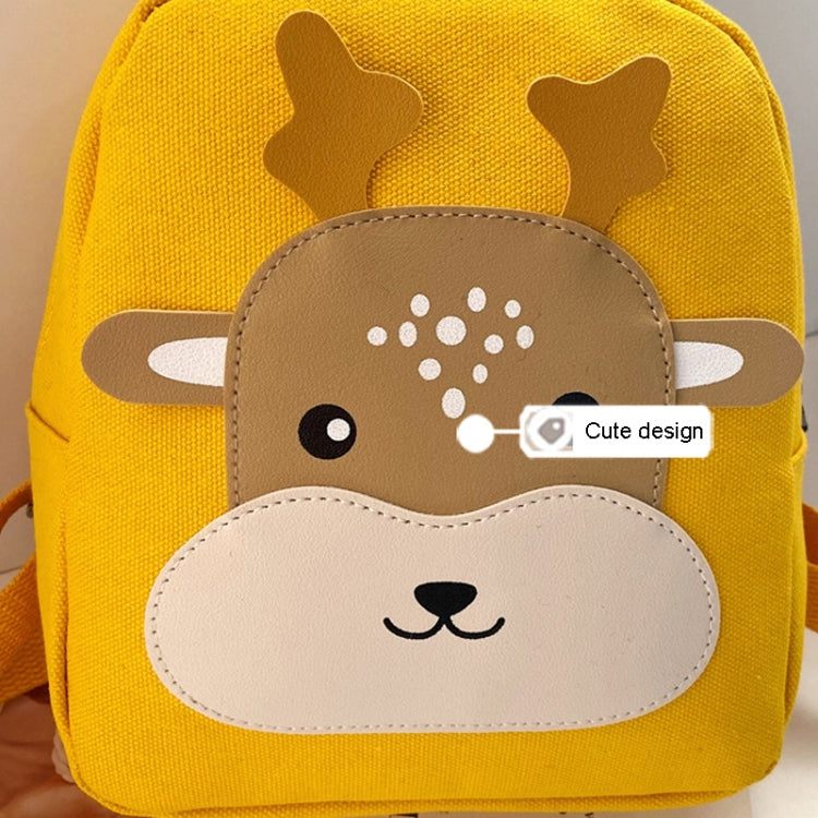 Cartoon Kindergarten Schoolbag for boys and girls, featuring a cute design made of canvas and PU leather, perfect for ages 2-5.