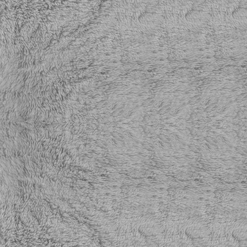 Close-up of gray furry texture.