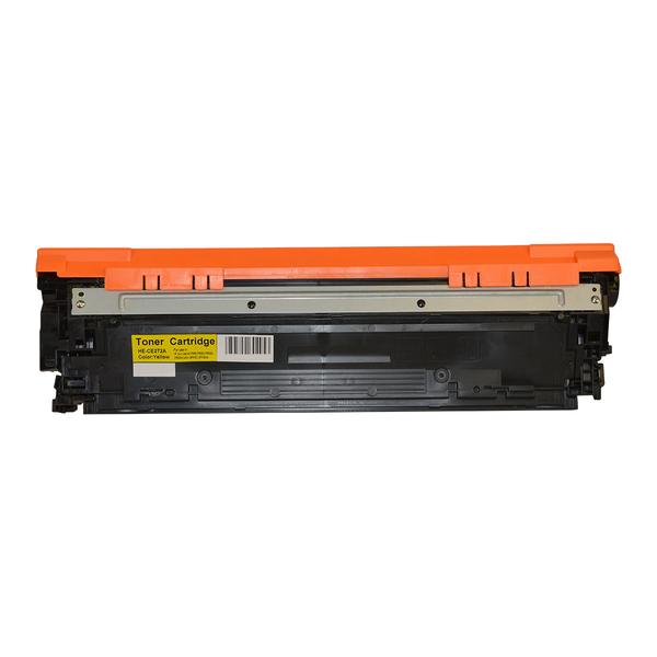 CE272A #650A Yellow Premium Generic Toner Cartridge, designed for high-quality printing with vibrant color output.