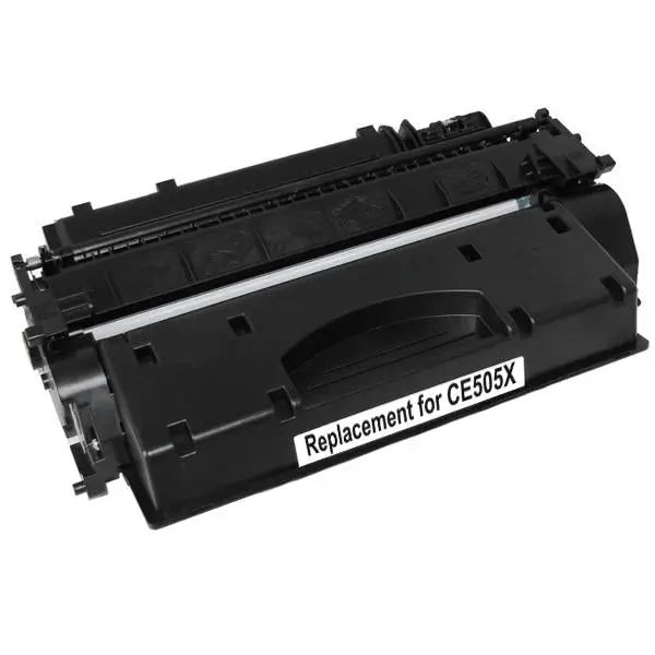 CE505X #05X Cart 319ii Black Premium Generic Toner cartridge, showcasing its sleek design and high-quality build.