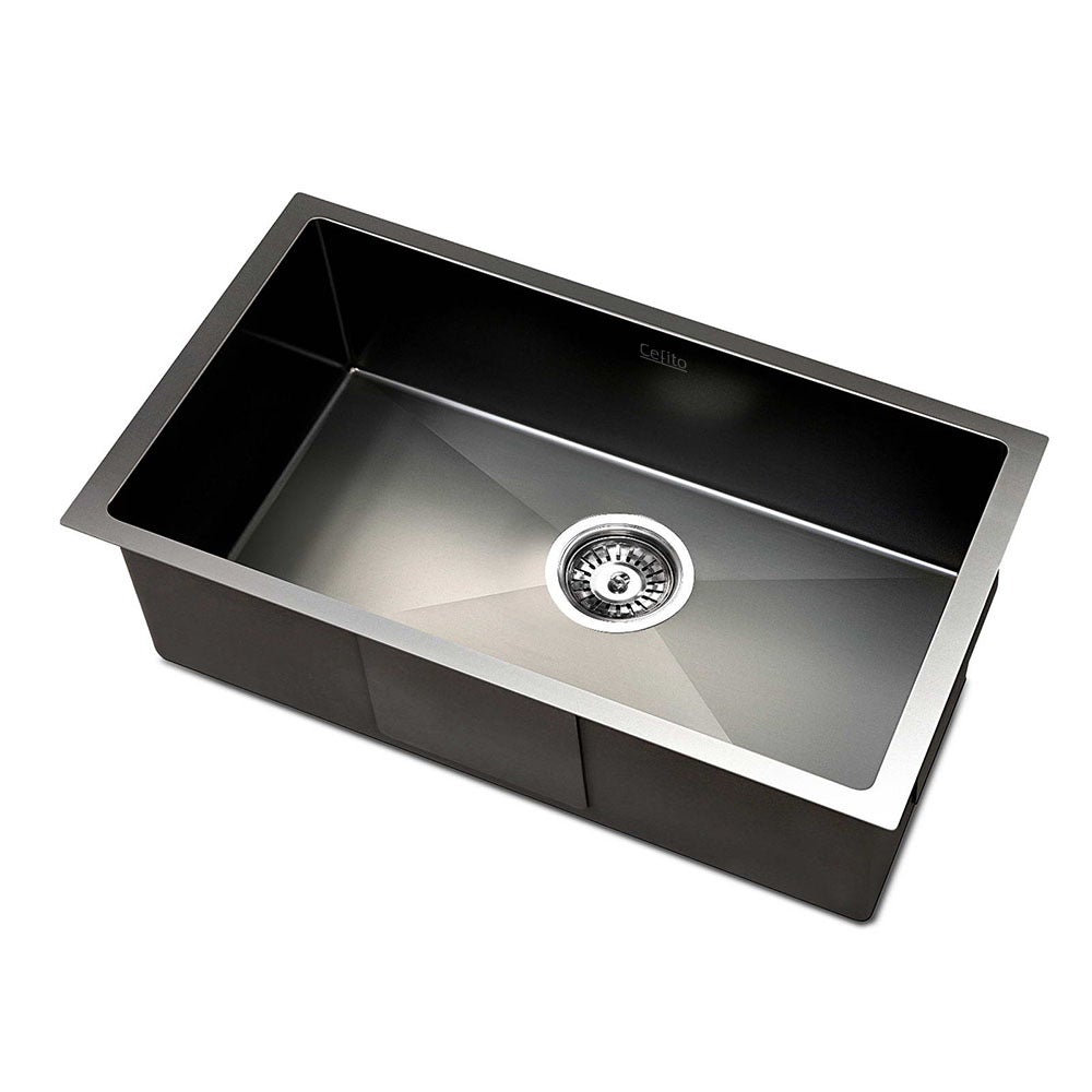 Cefito 30cm x 45cm Stainless Steel Kitchen Sink showcasing its sleek design and durable construction.