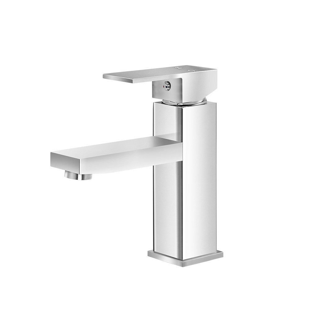 Cefito Basin Mixer Tap Faucet with chrome finish and ergonomic handles, designed for bathroom vanity installation.