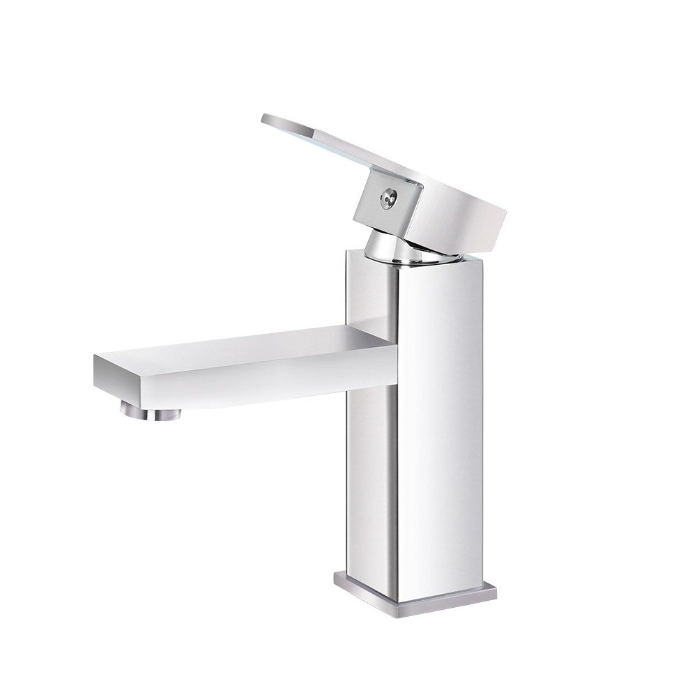 Cefito Basin Mixer Tap Faucet with chrome finish and ergonomic handles, designed for bathroom vanity installation.
