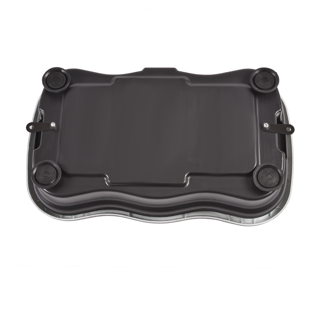 Centra Vibration Machine with non-slip platform and resistance bands, designed for effective workouts and weight loss.