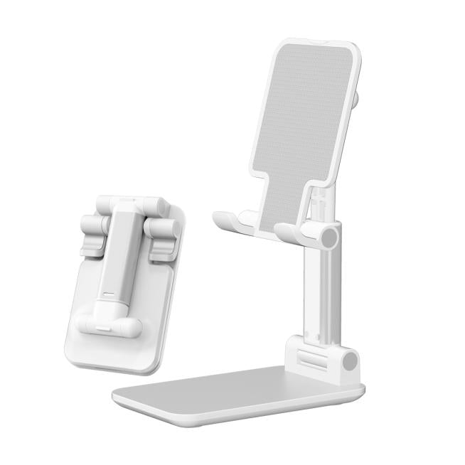 Choetech H88-WH Foldable Mobilephone Holder in a compact design, showcasing its adjustable angles and anti-slip features.