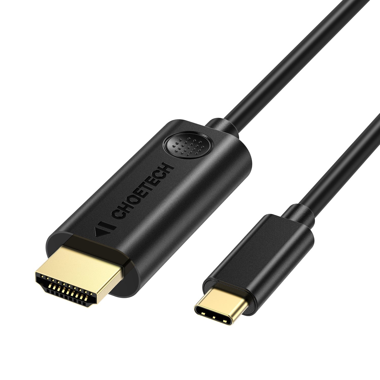 CHOETECH XCH-0030 USB-C to HDMI Cable, 3M long, featuring a gold-plated USB-C connector and anti-slip HDMI port design.
