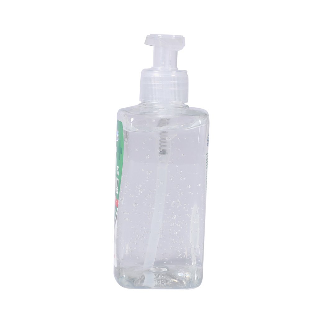 Cleace 10x Hand Sanitiser Gel 295ml bottle with 75% alcohol, designed for effective germ protection and skin hydration.