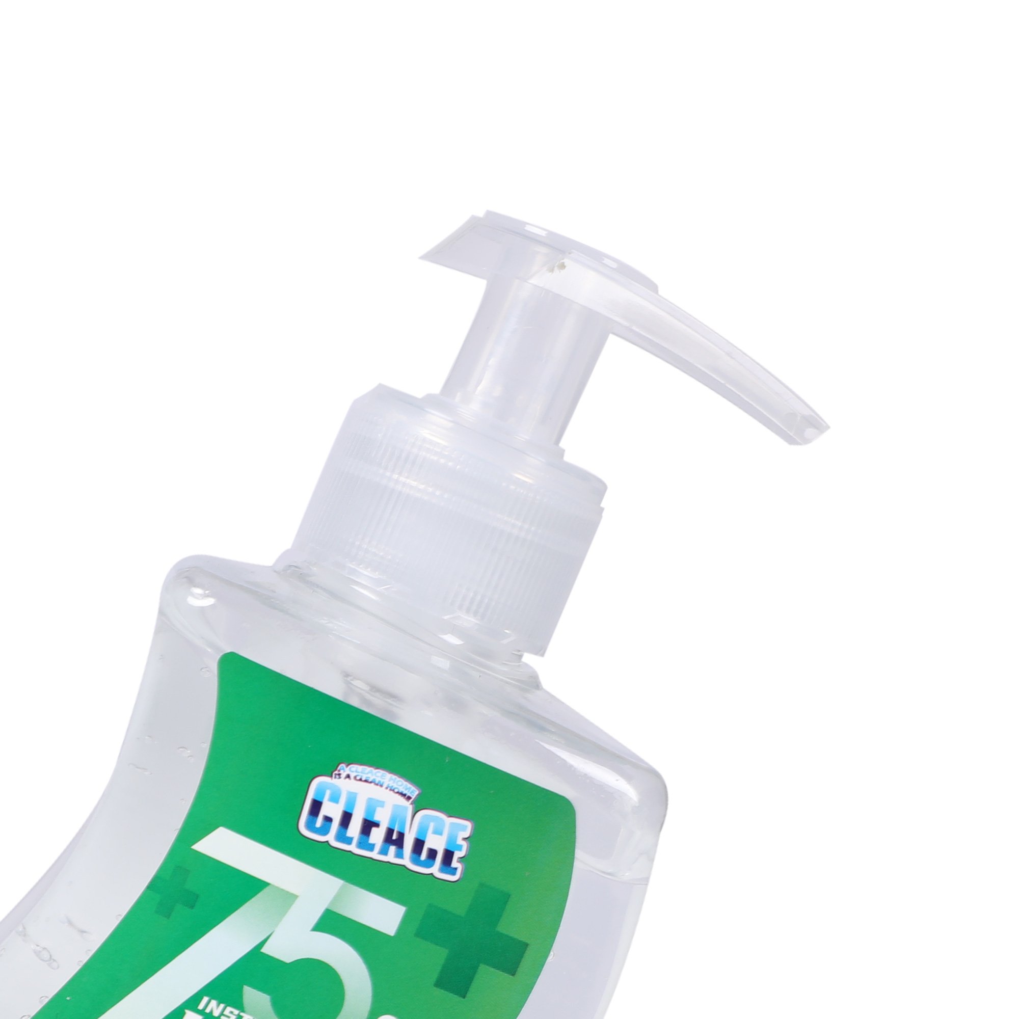 Cleace 10x Hand Sanitiser Gel 295ml bottle with 75% alcohol, designed for effective germ protection and skin hydration.