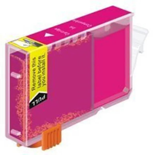 CLI-521 Magenta Compatible Inkjet Cartridge with vibrant color and professional quality components.