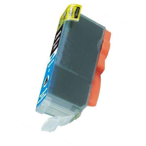CLI-526 Cyan Compatible Inkjet Cartridge showcasing vibrant cyan color and professional design.