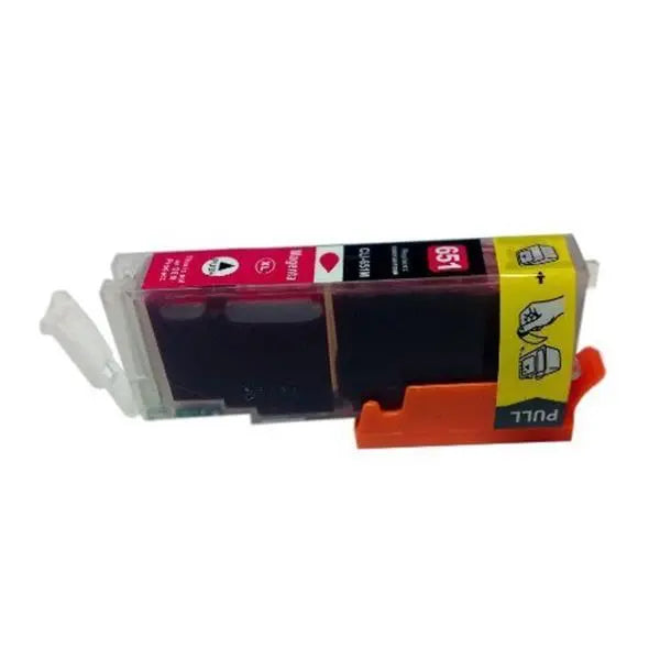 CLI-651XL Magenta Compatible Inkjet Cartridge with vibrant magenta ink for high-quality printing.