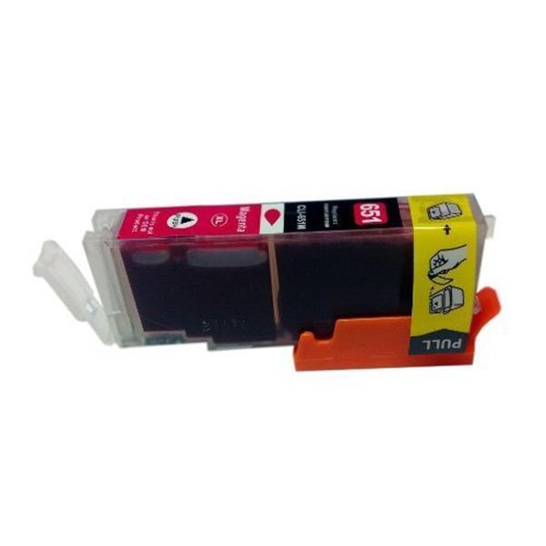 CLI-651XL Magenta Compatible Inkjet Cartridge with vibrant magenta ink for high-quality printing.