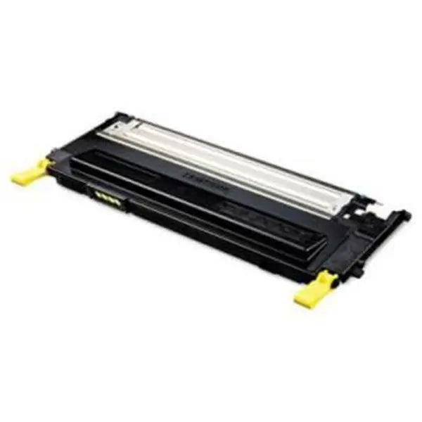 CLT-Y409S Yellow Compatible Toner Cartridge with vibrant yellow color and sleek design.