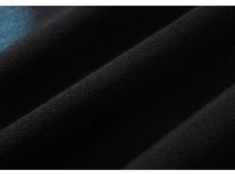 Colorful Drawstring Punk Robot Print Hoodie for men, featuring a vibrant design and loose fit, perfect for casual streetwear.