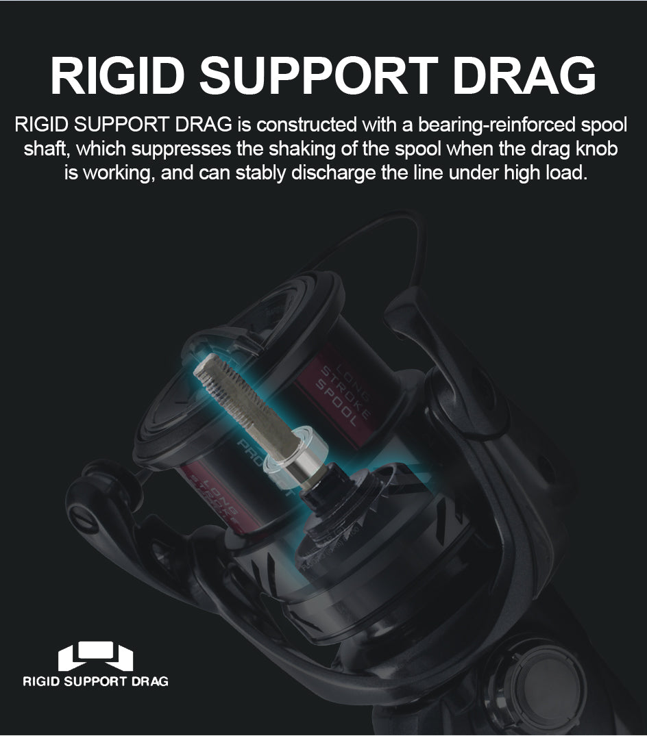 COMPLEX XR 2500/2500HG fishing reel with CI4+ body and HAGANE technology, showcasing its sleek design and advanced features.