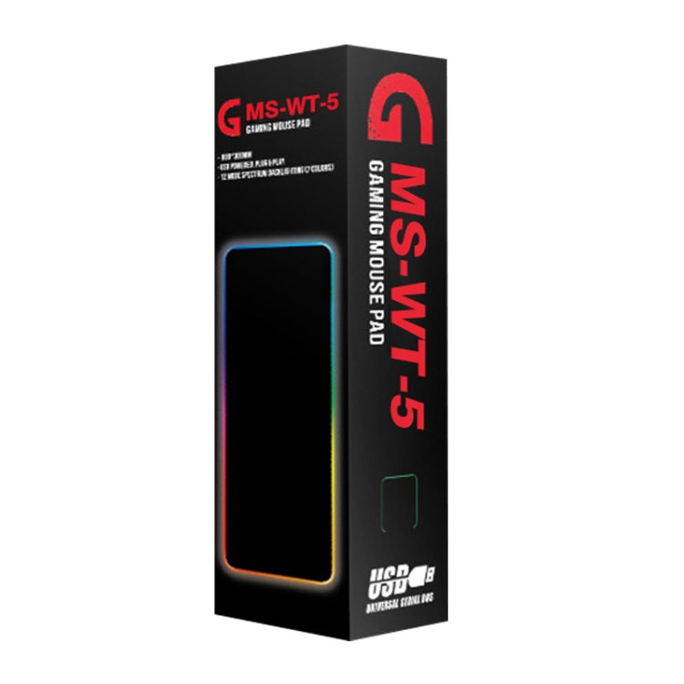 Computer Monster Pattern Illuminated Mouse Pad with vibrant colors and non-slip rubber base, ideal for gaming.