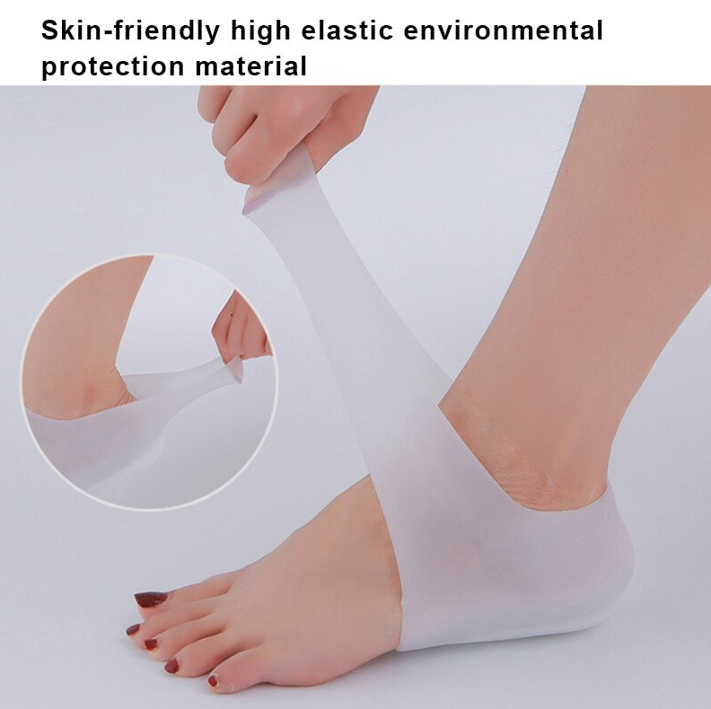 Concealed Footbed Enhancers Invisible Height Increase Silicone Insoles, designed for comfort and height increase, suitable for all adult shoes.