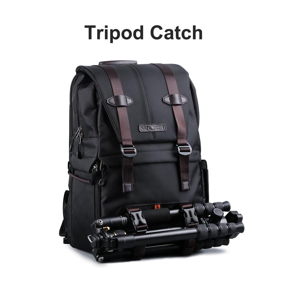 Concept Waterproof Photography Bag designed for DSLR cameras, featuring large capacity, waterproof material, and padded straps for comfort.