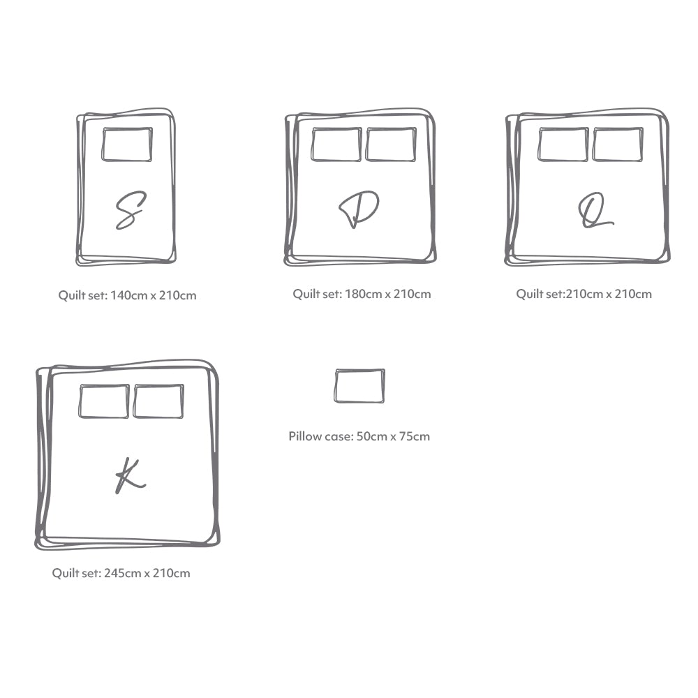 Cosy Club Duvet Cover Quilt Set in Grey, featuring soft 100% cotton fabric, two-tone design, and included pillow cases for a complete bedding solution.