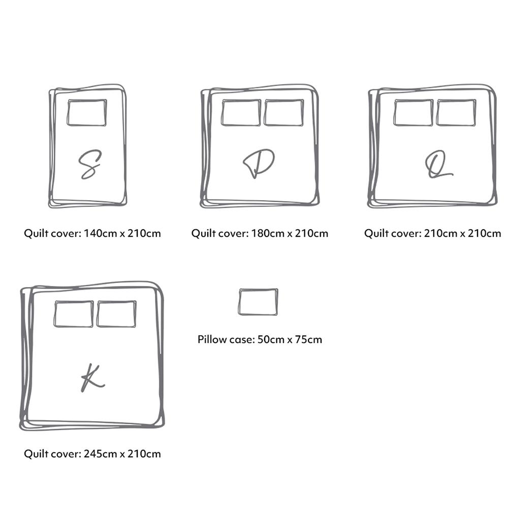 Cosy Club Quilt Cover Set in green beige, showcasing soft washed cotton fabric with a two-tone design, perfect for single beds.