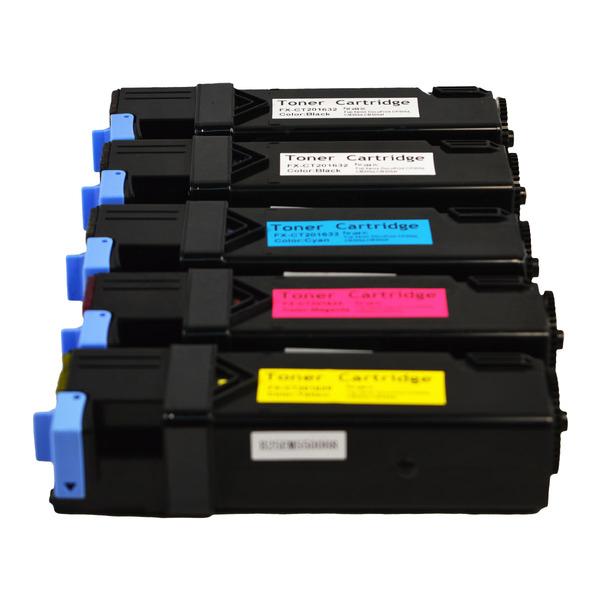 CP305 Generic Toner Cartridge Set of 5 including two black, one cyan, one magenta, and one yellow cartridge, designed for high-quality printing.