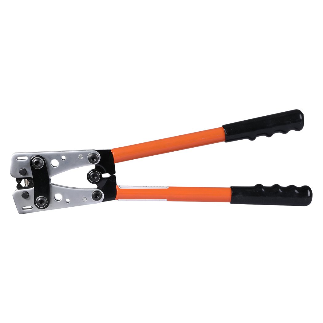 Crimping Tool Cable Crimper with ergonomic handle and multiple crimping dies for precise wire connections.