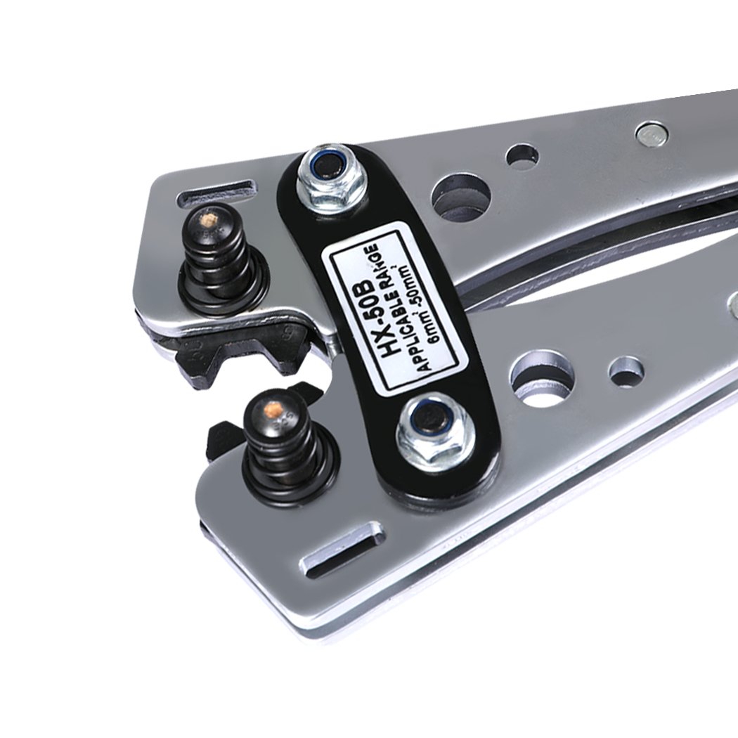 Crimping Tool Cable Crimper with ergonomic handle and multiple crimping dies for precise wire connections.