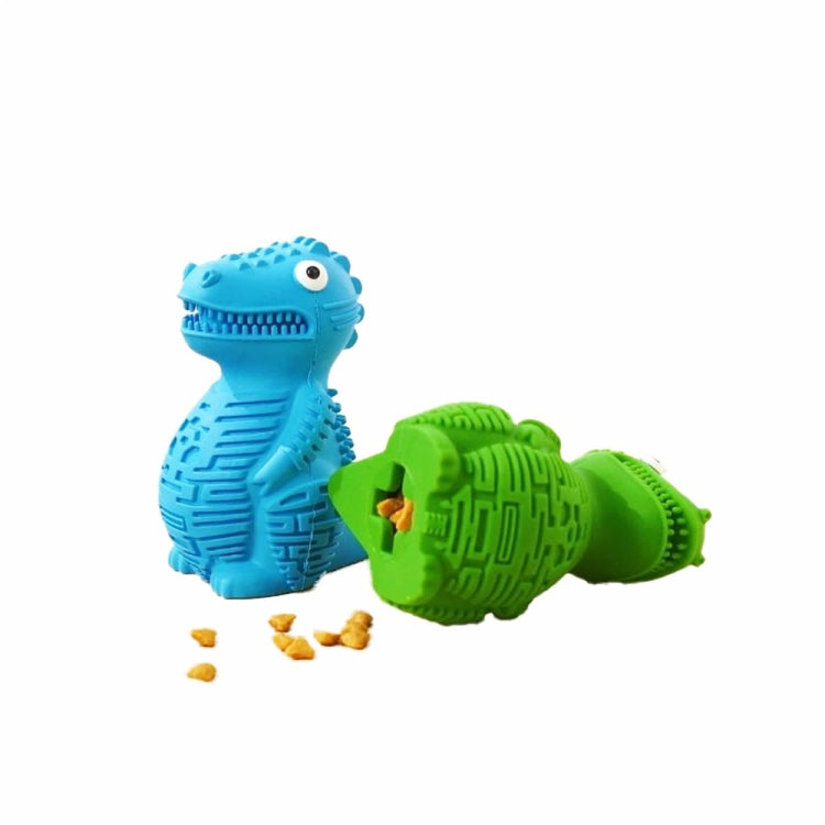 A vibrant crocodile-shaped pet toy made of durable rubber, designed for dogs to chew and play with, featuring grooves for dental cleaning.