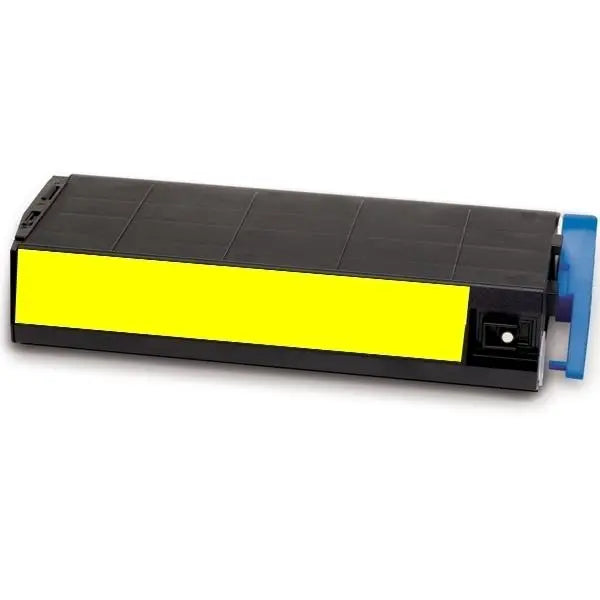 CT201117 C1110 Yellow Premium Generic Toner cartridge, showcasing its vibrant yellow color and sleek design.