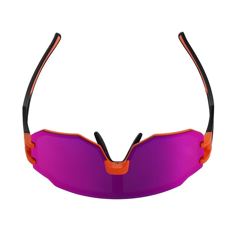 A pair of stylish photochromic cycling sunglasses designed for men and women, featuring UV protection and a lightweight frame.