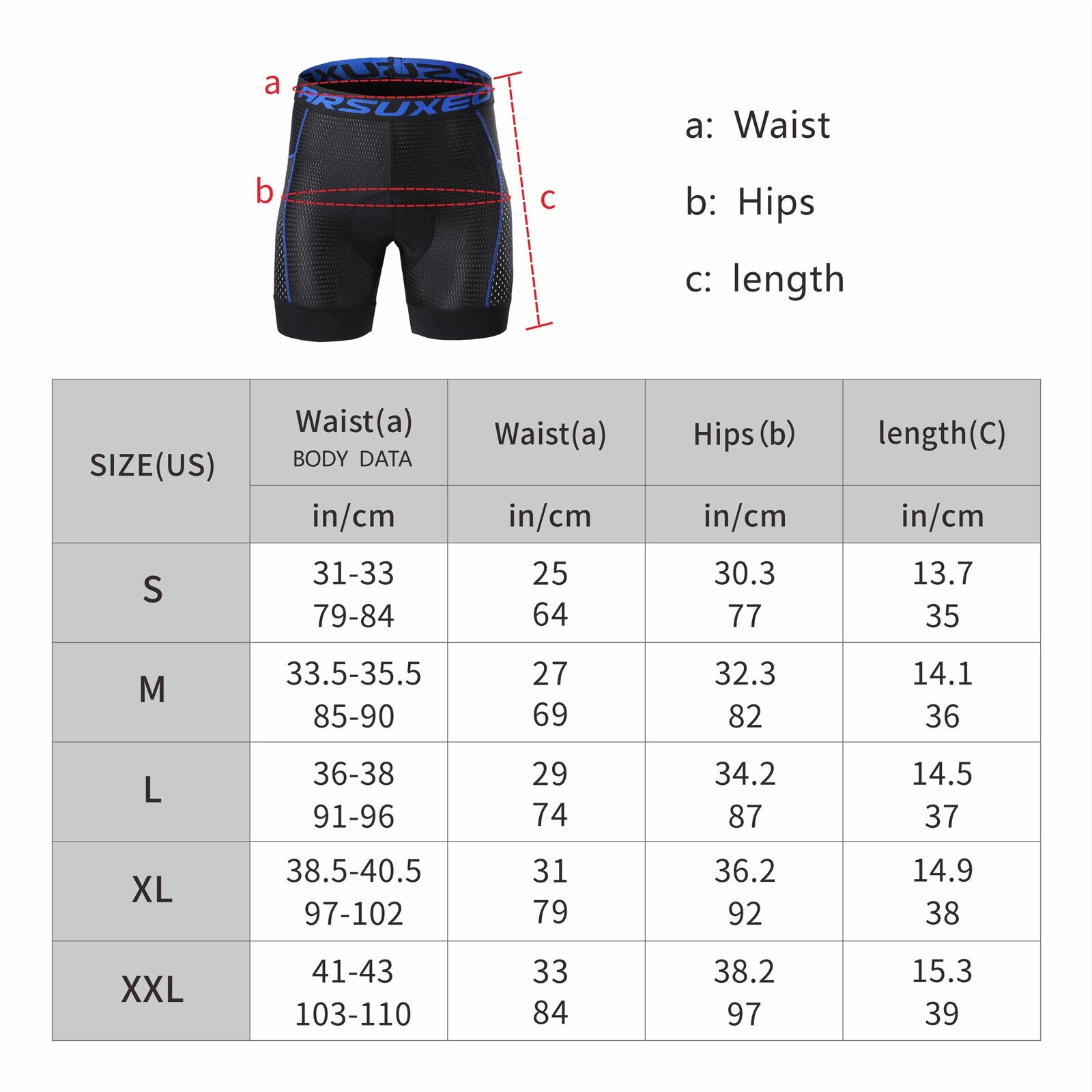 Men's cycling shorts featuring a 5D gel pad for comfort, made from quick-dry polyester and spandex, ideal for mountain biking.