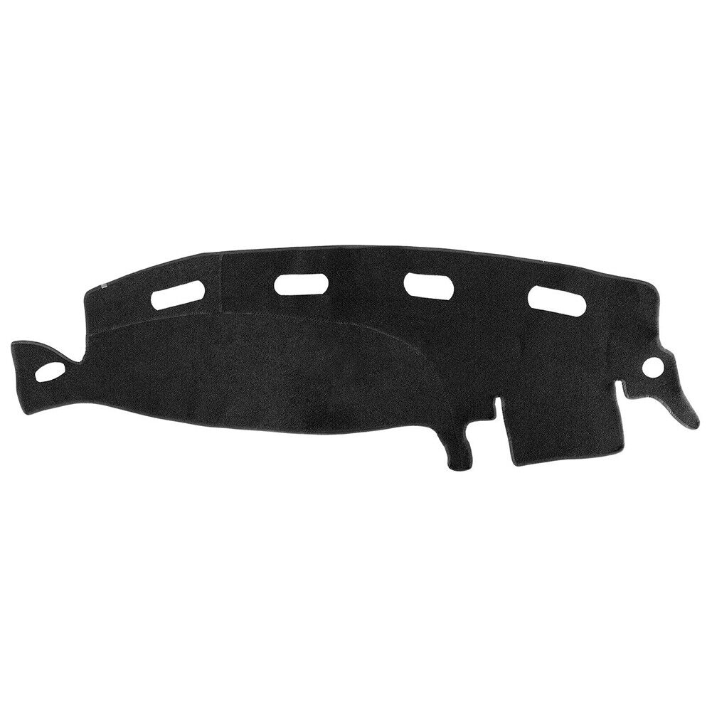 Dashboard Mat Dash Cover Carpet for 1998-2001 Dodge Ram 1500, 2500, 3500, showcasing its sleek black design and premium suede material.