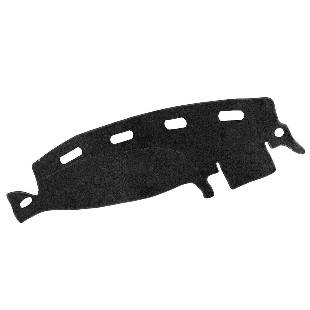 Dashboard Mat Dash Cover Carpet for 1998-2001 Dodge Ram 1500, 2500, 3500, showcasing its sleek black design and premium suede material.