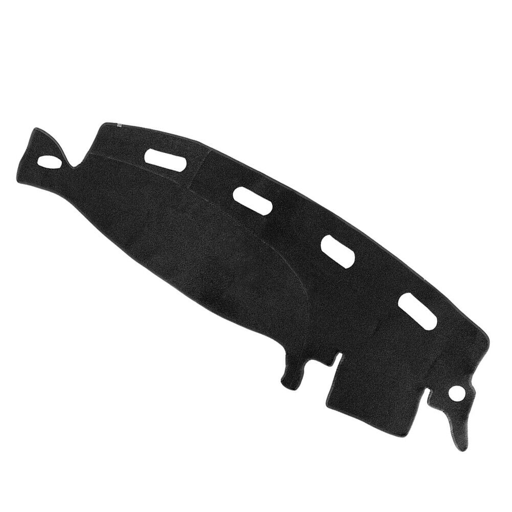 Dashboard Mat Dash Cover Carpet for 1998-2001 Dodge Ram 1500, 2500, 3500, showcasing its sleek black design and premium suede material.
