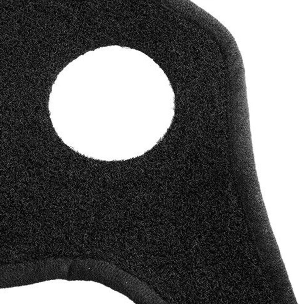 Dashboard Mat Dash Cover Carpet for 1998-2001 Dodge Ram 1500, 2500, 3500, showcasing its sleek black design and premium suede material.