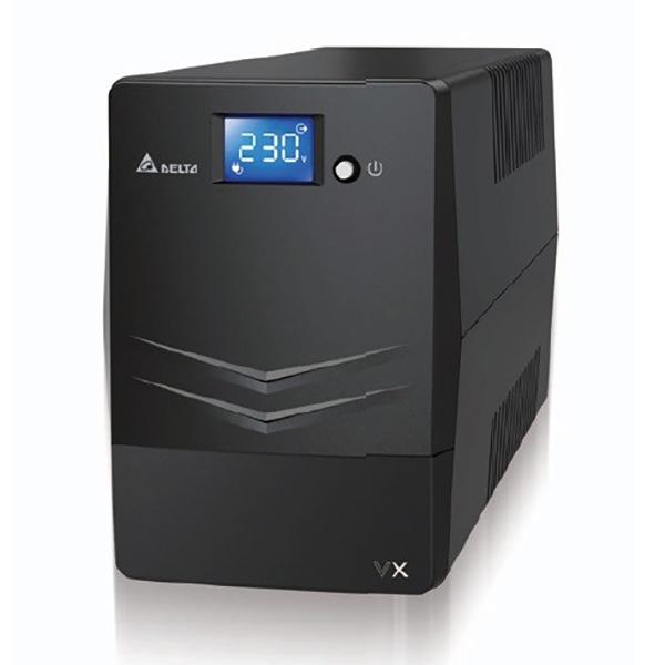 DELTA VX Series Line Interactive 1000VA/600W UPS with four AU ports, designed for reliable power protection.