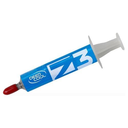 DEEPCOOL Z3 Thermal Paste tube with silver gray color, designed for high thermal conductivity and electrical insulation.