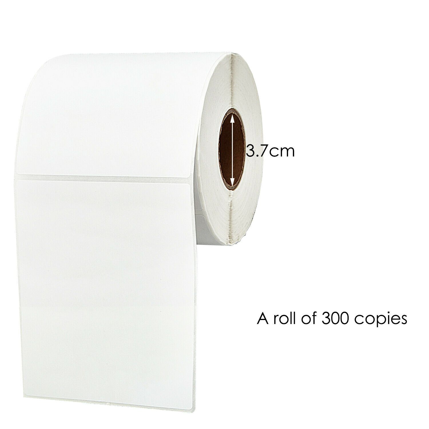 Direct Thermal 100x150mm 4x6 Printing Post Labels Roll showcasing multiple rolls of white self-adhesive labels, ideal for various labeling needs.
