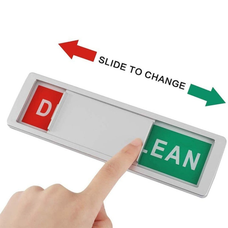 Double-sided Dishwasher Magnet Clean Dirty Sign with soft magnetic backing, suitable for all dishwashers.