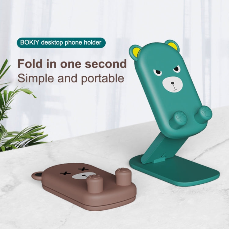 DK-XX-111 Cartoon Animal Retractable Phone Lazy Bracket in a playful design, showcasing its adjustable features and stability.