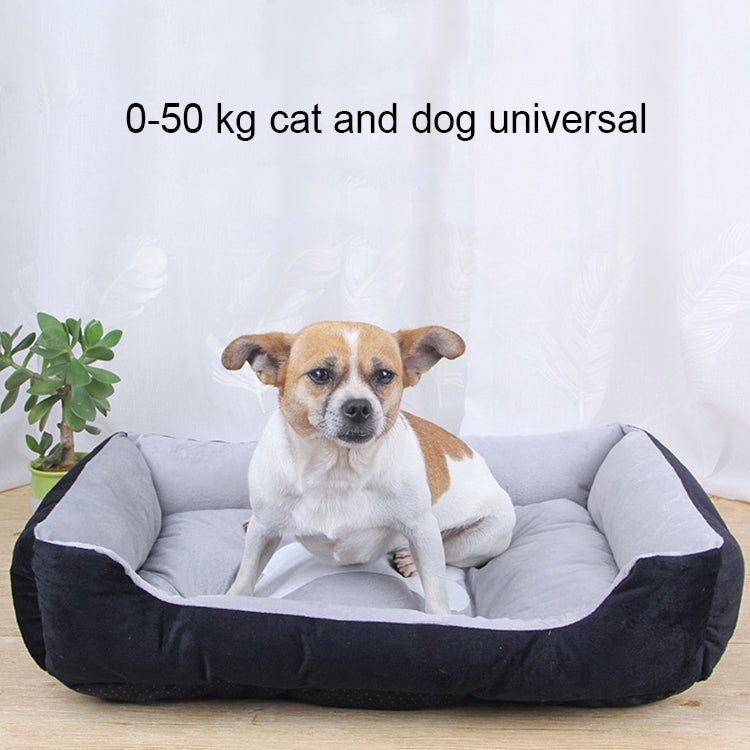 A cozy Dog Bone Pattern Big Soft Warm Kennel Mat for pets, featuring a soft surface and durable design, perfect for dogs and cats.