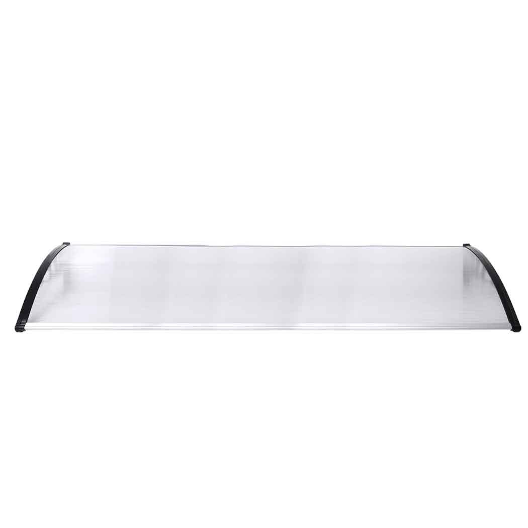 Stylish Door Window Awning providing UV protection and rain cover, featuring a curved design and durable materials.