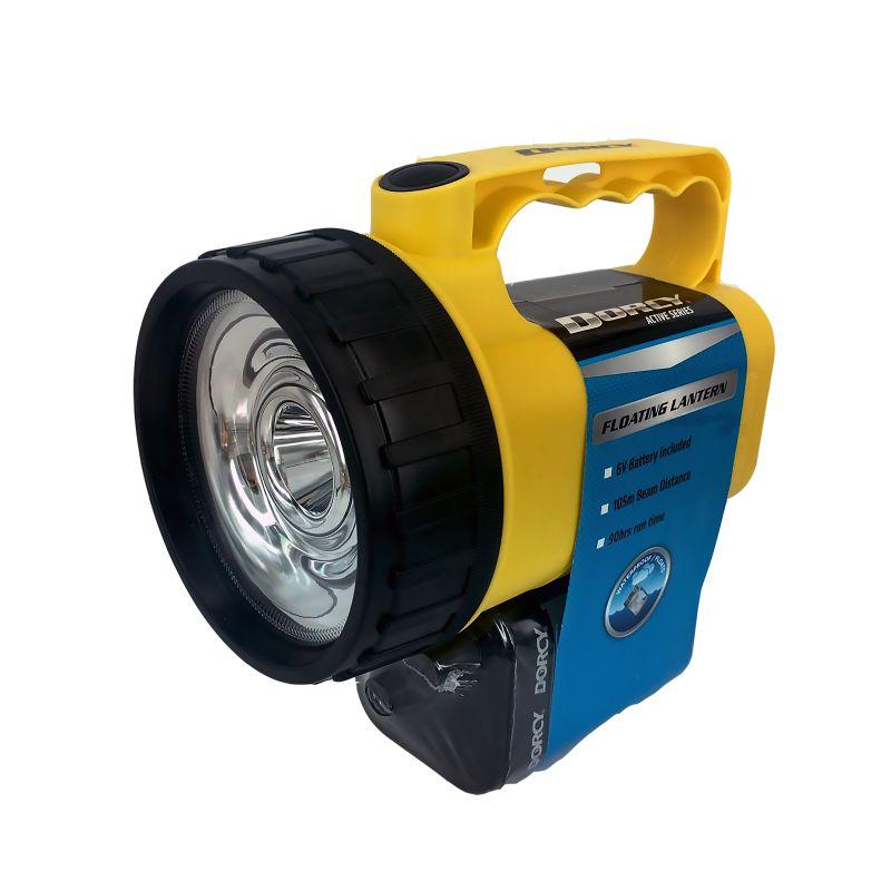 DORCY 6V Floating Lantern showcasing its bright LED light and water-resistant design, ideal for outdoor use.