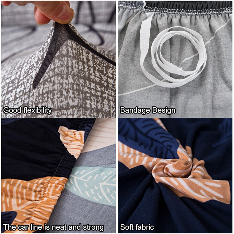 Double Seat Living Room Four Seasons Elastic Full Coverage Non-slip sofa cover in vibrant colors, showcasing its elastic fabric and full coverage design.