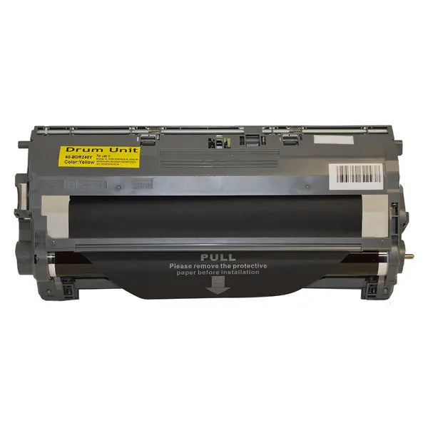 DR-240Y Premium Generic Drum Unit in yellow, designed for high-quality printing without toner.