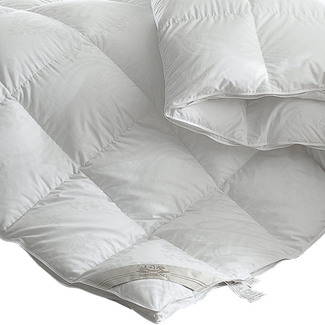 DreamZ 500GSM All Season Goose Down Feather Filling Duvet in King size, featuring a soft cotton cover and luxurious filling for ultimate comfort.