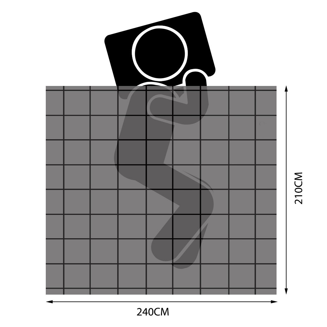 DreamZ 700GSM All Season Goose Down Feather Duvet in King Size, featuring a soft cotton cover and luxurious filling.