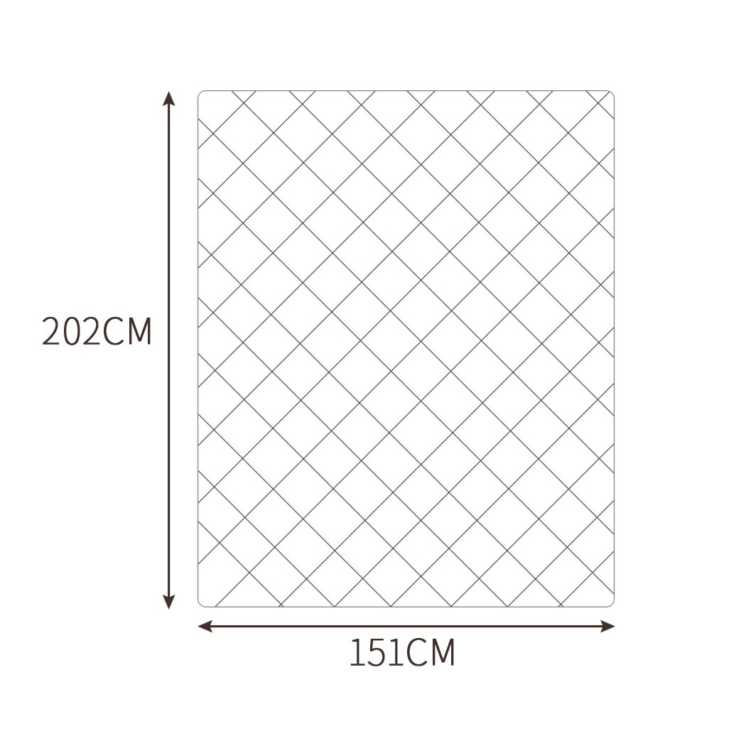 DreamZ 9KG Adults Size Anti Anxiety Weighted Blanket showcasing its soft cotton fabric and removable duvet cover.